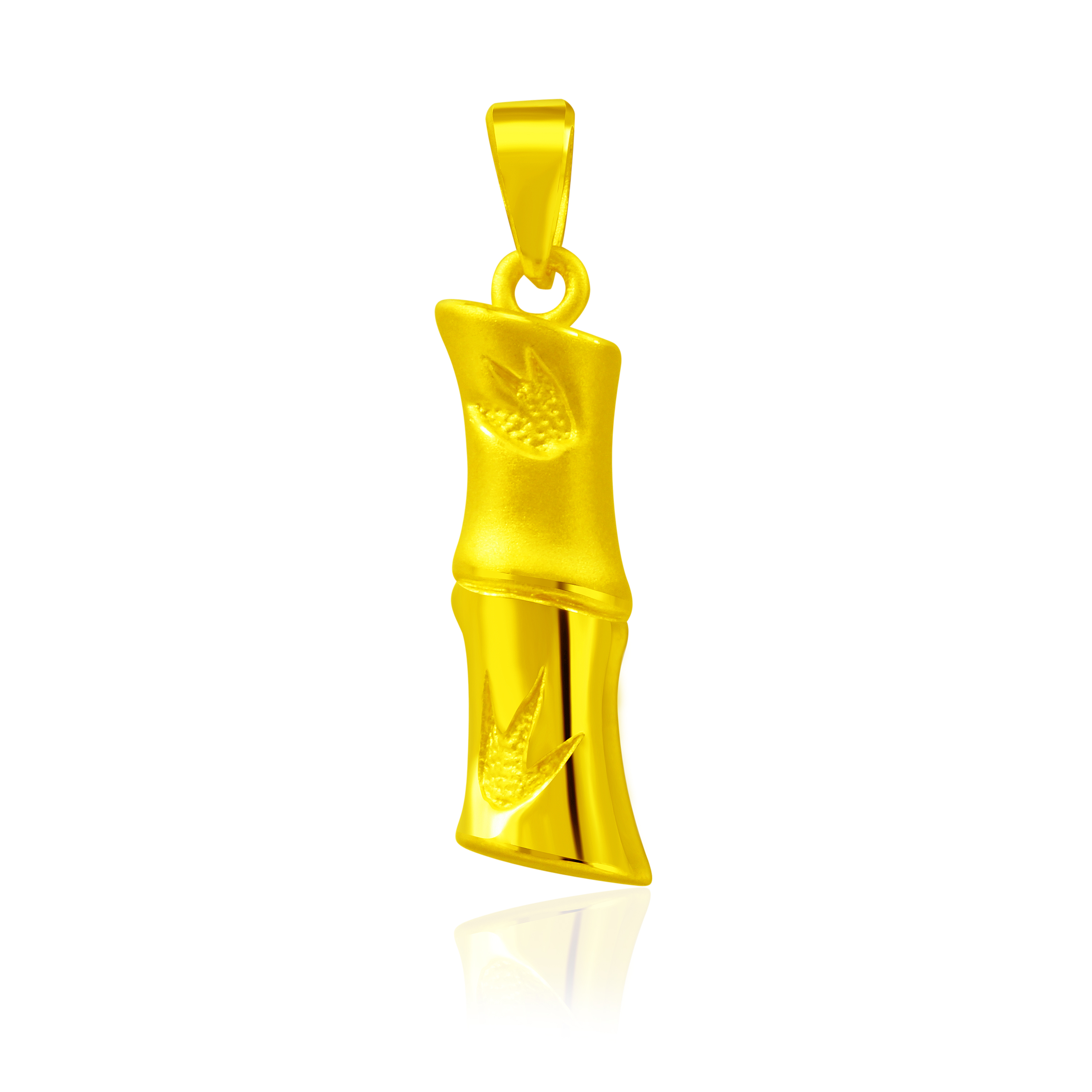 3D硬足金吊坠